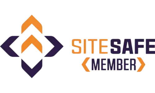 SiteSafe certified member recognition for Fence Builders Palmerston North