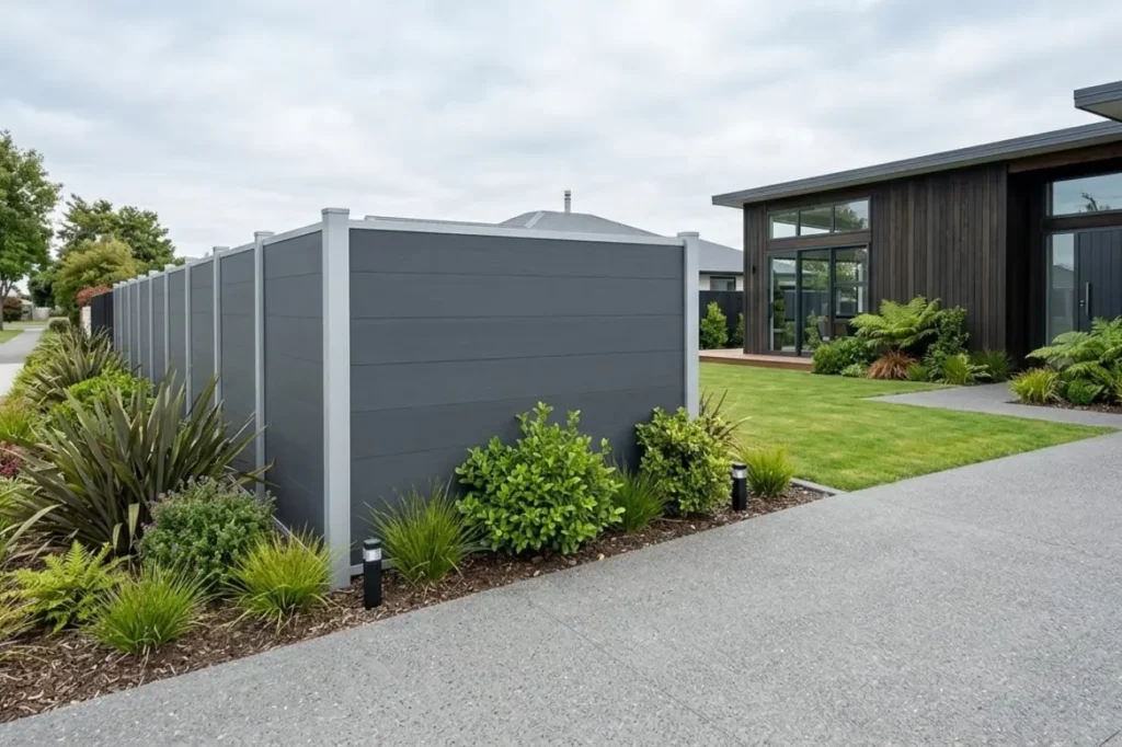 Modern privacy fence installation demonstrating awards level workmanship by Fence Builders Palmerston North providing professional fencing solutions.