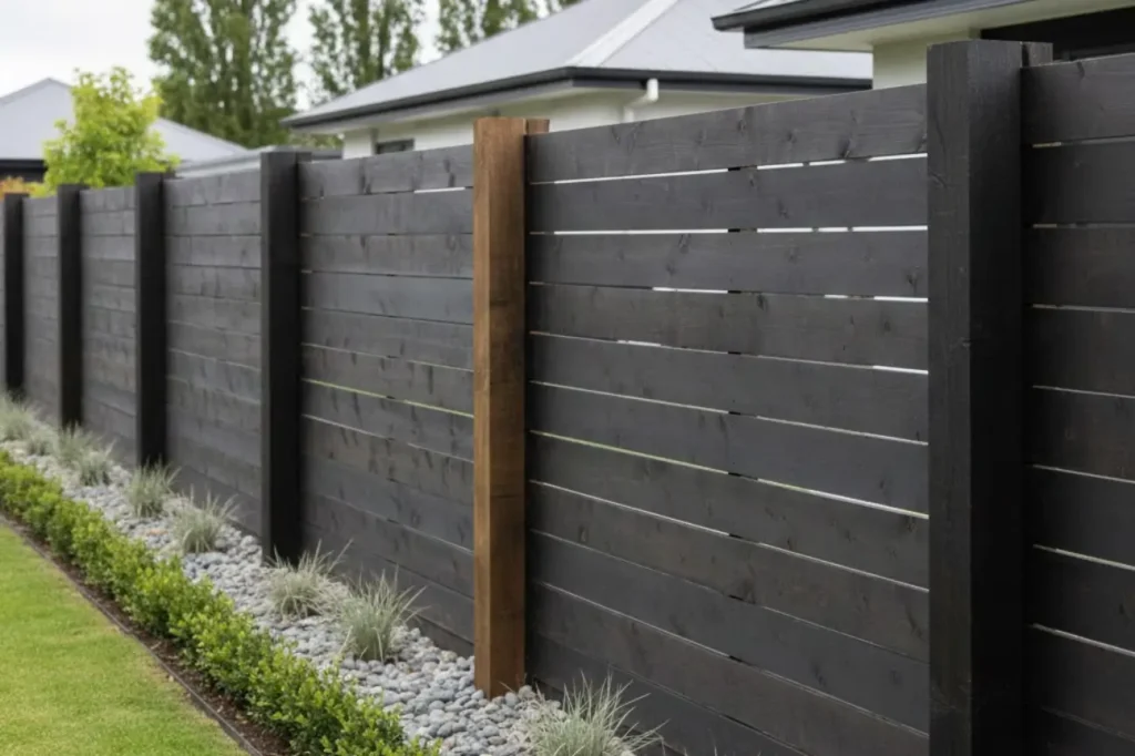 A skilled contractor performing detailed fence repairs to ensure long lasting security for a client of Fence Builders Palmerston North.