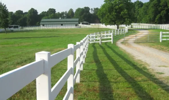Cost Effective and Sustainable Timber Fencing Fence Builders Palmerston North Sustainable white post and rail timber fencing installed on a rural Palmerston North property by Fence Builders Palmerston North.
